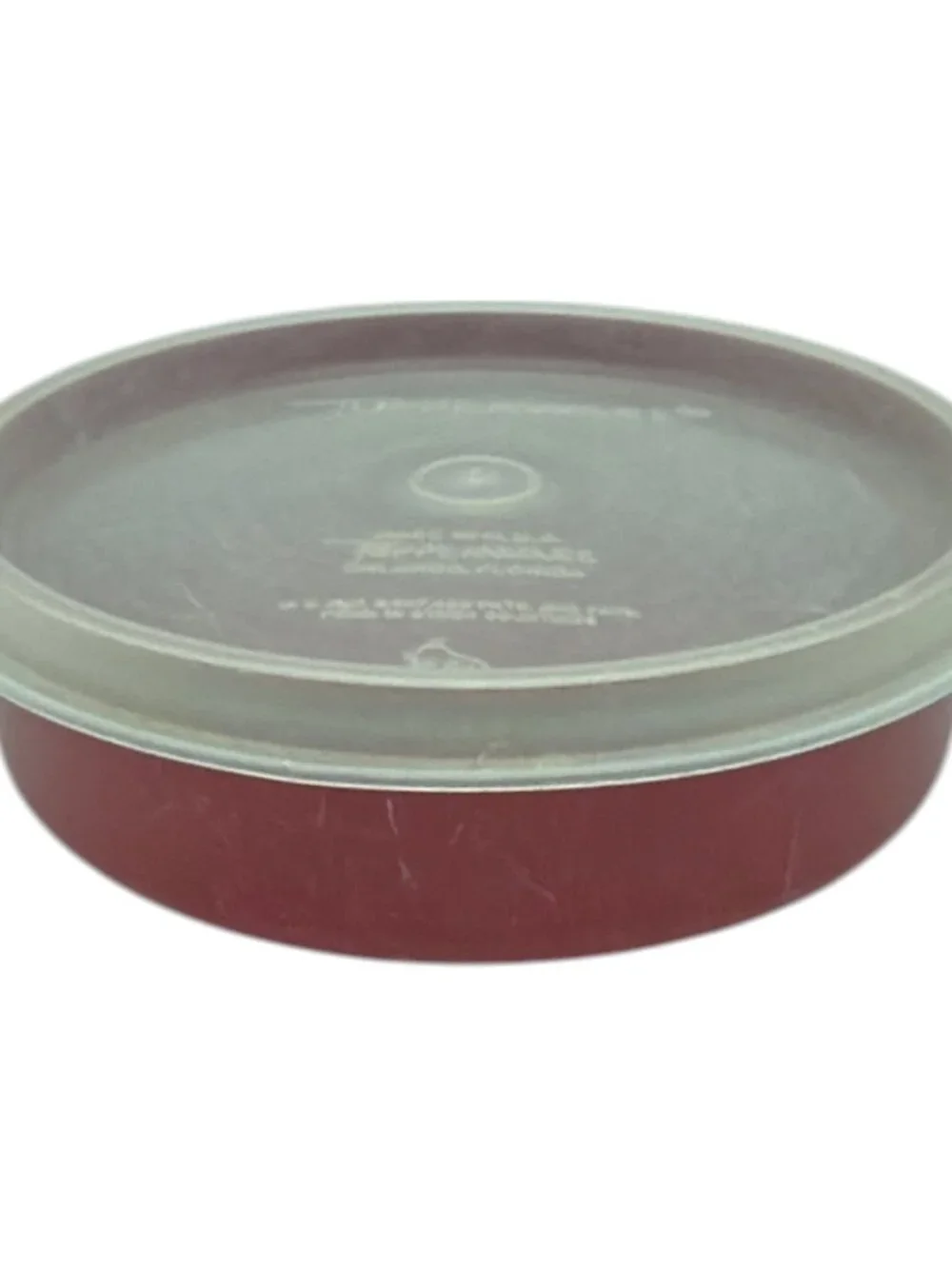 Tupperware Wonder Cereal Bowls w/Lids‎ #1405 Red Vintage